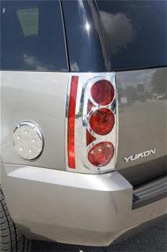 img 2 attached to 🚦 Enhanced Chrome Trim Tail Light Cover by Putco - Model 400828