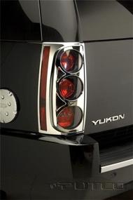 img 1 attached to 🚦 Enhanced Chrome Trim Tail Light Cover by Putco - Model 400828