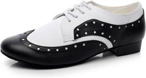 img 4 attached to Minishion Ballroom Dance Shoes Dancing Sports & Fitness