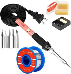 img 4 attached to 🔥 Master the Art of Soldering with the Ultimate Interchangeable Adjustable Temperature Enthusiast Tool