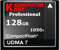 💾 komputerbay 128gb профессиональная компактная флеш-карта cf 1050x | улучшенная скорость udma 7 | raw 128 гб | чтение 160 мб/с, запись 100 мб/с логотип