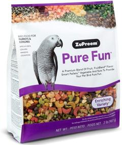 img 4 attached to 🐦 Premium ZuPreem Pure Fun Bird Food: Ideal Blend of Fruit, Natural Pellets, Vegetables, and Nuts for Parrots and Conures - Perfect for Caiques, African Greys, Senegals, Amazons, Eclectus, and Cockatoos