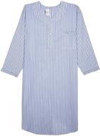 comfortable cotton nightshirt sleeves for men - sleep & lounge apparel logo