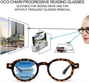 img 2 attached to 👓 OCCI CHIARI Blue Light Blocking Men's Reading Glasses, Computer Readers, Various Magnification Strengths Available (1.0, 1.25, 1.5, 1.75, 2.0, 2.25, 2.5, 3.0, 3.5, 4.0, 5.0, 6.0)