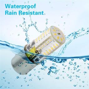 img 2 attached to 🌊 Water-Resistant Ba15s 1156 1141 1003 7506 12V Led Bulbs (Pack of 2) - 5W Warm White 3000K 500Lm - Ideal for Rv, Trailer, Camp, Boat, Landscape