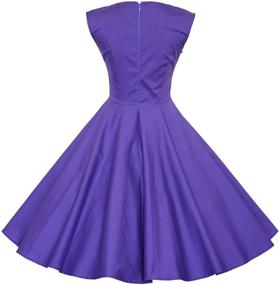 img 2 attached to 🍒 Cherry Vintage Rockabilly Dresses by Maggie Tang - Women's Clothing