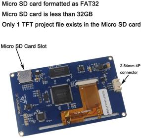 img 3 attached to 💻 Nextion 4.3'' Basic Display NX4827T043 - 4.3inch TFT Resistive Touch Screen Panel with 480X272 Resolution - UART HMI Intelligent LCD Display Module for Arduino Raspberry Pi ESP8266