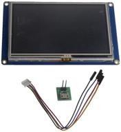 💻 nextion 4.3'' basic display nx4827t043 - 4.3inch tft resistive touch screen panel with 480x272 resolution - uart hmi intelligent lcd display module for arduino raspberry pi esp8266 logo