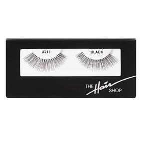 img 1 attached to 👁️ The Hair Shop Eyelash Extensions - Faux Soft Natural Look [3 pack], Multiple False Eyelash (Style 217)