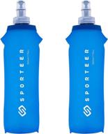 💦 sporteer soft hydration flask - 500 ml - 2-pack: stay hydrated on the go! logo