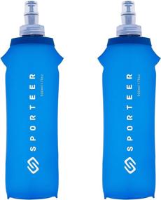 img 4 attached to 💦 Sporteer Soft Hydration Flask - 500 ml - 2-Pack: Stay Hydrated on the Go!