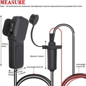 img 3 attached to 🏎️ 12V ATV UTV Winch Corded Manual Hand Remote Control Kits by Torkettle