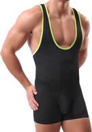 🤼 spnsstcr men's athletic supporters undershirts: wrestling singlet jumpsuit for sports & gym логотип