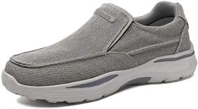 img 4 attached to 👞 SNEKARMIN Loafers: High-Quality Slip-On Men's Walking Shoes and Sneakers