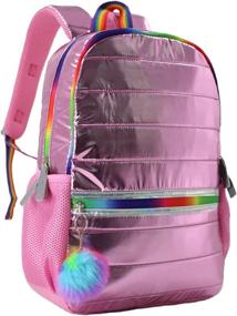 img 4 attached to 🎒 Searock Elementary Holographic Lightweight Backpacks