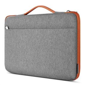 img 4 attached to 📚 Inateck 14-14.1 Inch Laptop Sleeve Case Briefcase: Perfect Fit for 14-14.1'' Laptops, 15'' MacBook Pro, Notebooks, Chromebooks - Compatible with 2018/2017/2016 Models