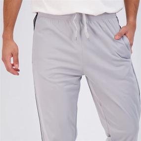 img 2 attached to 👖 Real Essentials 3 Pack: Men's Active Jogger Sweatpants with Pockets for Casual and Athletic Wear