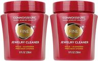 💎 connoisseurs jewelry cleaner precious 8 ounce (235ml) (2 pack): powerful cleaning kit for your valuables logo
