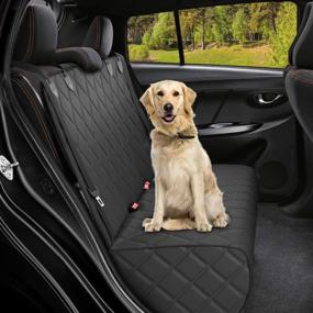 img 4 attached to 🐶 Protective Waterproof Seat Cover for Dogs - Active Pets Bench Dog Car Seat Cover for Back Seat, Keeps Cars Clean & Nonslip