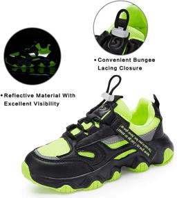 img 3 attached to 👟 Santiro Athletic Lightweight Sneakers for Boys - Comfortable Shoes and Sneakers