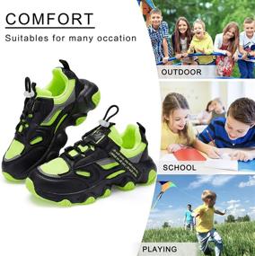 img 1 attached to 👟 Santiro Athletic Lightweight Sneakers for Boys - Comfortable Shoes and Sneakers