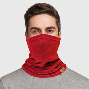 img 3 attached to Motorcycle Men's Accessories and Scarves - Warmer Winter Gaiter Balaclavas