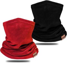 img 4 attached to Motorcycle Men's Accessories and Scarves - Warmer Winter Gaiter Balaclavas