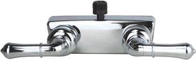 img 2 attached to 🚿 Laguna Brass 3220CP RV/Motorhome Shower Diverter Valve with Chrome Finish - Non-Metallic Two Handle Option