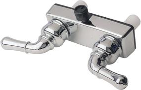 img 4 attached to 🚿 Laguna Brass 3220CP RV/Motorhome Shower Diverter Valve with Chrome Finish - Non-Metallic Two Handle Option