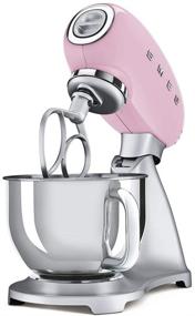 img 1 attached to 🎀 Smeg 1950's Retro Style Aesthetic Stand Mixer in Pink: Blend Nostalgic Design with Modern Functionality