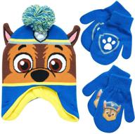 stay warm with nickelodeon patrol winter gloves mittens: boys' cold weather accessories logo