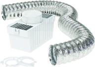 🔥 deflecto indoor venting dryer lint trap kit with supurr-flex flexible metallic duct and clamps (ltf) логотип