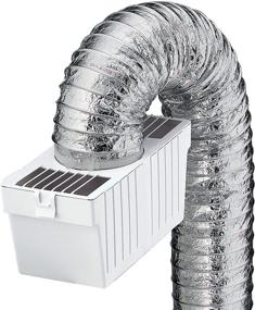 img 3 attached to 🔥 Deflecto Indoor Venting Dryer Lint Trap Kit with Supurr-Flex Flexible Metallic Duct and Clamps (LTF)