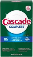 🍽️ 155 oz. cascade complete powder dishwasher detergent - fresh scent logo