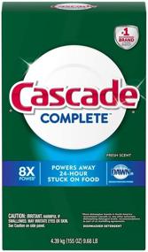 img 3 attached to 🍽️ 155 oz. Cascade Complete Powder Dishwasher Detergent - Fresh Scent