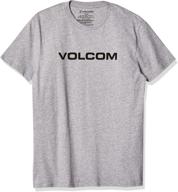 👕 рубашка volcom crisp коротким рукавом черного цвета для мужчин: элегантная и стильная одежда для идеального внешнего вида. логотип