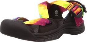 img 4 attached to KEEN Zeraport Multi Tye Dye Black Sports & Fitness for Water Sports