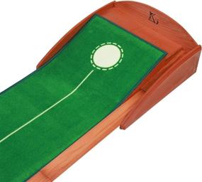 img 3 attached to ⛳️ Optimized KC2 Golf Putting Mat for Enhanced Practice (120 x 12 inches)