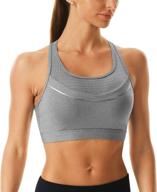 🏋️ rocorose longline seamless padded sports bra: perfect light support for yoga & workouts logo