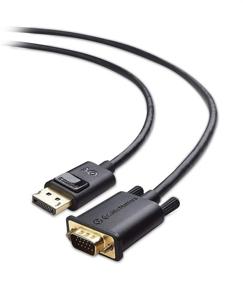 img 4 attached to 🔌 Optimized DisplayPort to VGA Cable (6 Feet) by Cable Matters