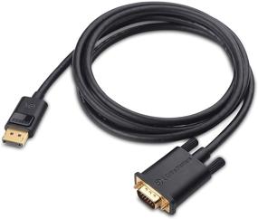 img 3 attached to 🔌 Optimized DisplayPort to VGA Cable (6 Feet) by Cable Matters