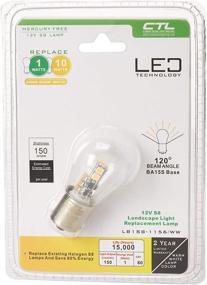 img 2 attached to High Efficiency LED Interior Light Bulb - 150 Lumens - 12V Low Voltage - BA15S Base - Ideal for RV, Camper, Boat, Auto, Landscape - Warm White 3000K