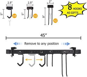 img 2 attached to VUYUYU Bike Storage Rack: Wall Mount for 4 Bicycles and Heavy Duty Tools; Ideal for Home & Garage