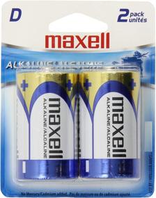 img 2 attached to 🔋 Maxell 723020 Alkaline Battery D Cell 2-Pack: Long-lasting Power for Your Devices