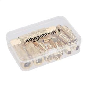 img 1 attached to 💡 14-Piece Quick Connect Brass Air Coupler and Plug Kit for 1/4-Inch NPT Fittings by Amazon Basics