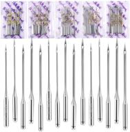 🧵 dalaran sewing machine needles, pack of 50 universal regular needles for singer, brother, janome, varmax, sizes hax1 65/9, 75/11, 90/14, 100/16, 110/18 logo