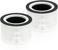 🔍 flintar premium h13 true hepa replacement filter (2-pack) for mooka allo and honati air purifiers - 3-in-1 filtration system including pre-filter, h13 true hepa, and activated carbon логотип