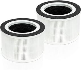 img 4 attached to 🔍 Flintar Premium H13 True HEPA Replacement Filter (2-Pack) for MOOKA Allo and Honati Air Purifiers - 3-in-1 Filtration System including Pre-Filter, H13 True HEPA, and Activated Carbon