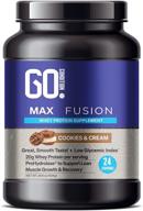 🍪 go condition protein powder plus - whey protein powder with 20g of protein - low carb, sugar free, easy to digest - cookies & cream flavor - 24 servings logo