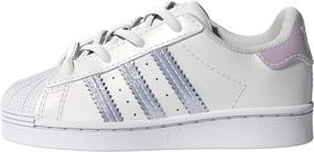 img 4 attached to Классический стиль встречает комфорт: Обзор кроссовок Adidas Originals Superstar белого цвета для мальчиков